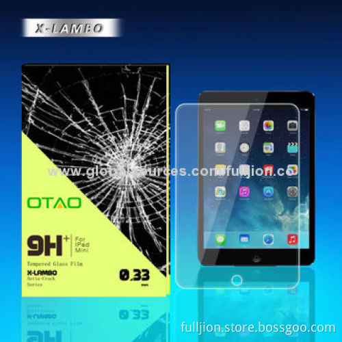 Hot-sale 0.2/0.33mm Tempered Screen Protector for iPad 2/3/4, with High-transparency